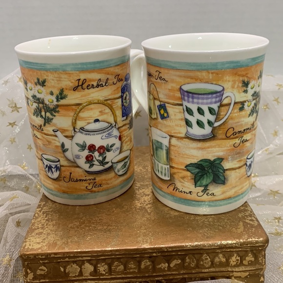 Set of 6 Crown Trent Fine Bone China Tea Mugs - Picture 5 of 10